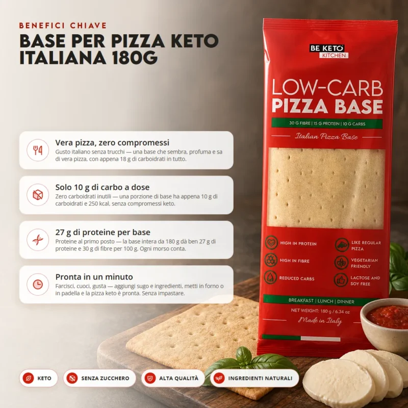 Base per Pizza Keto Italiana 180g
