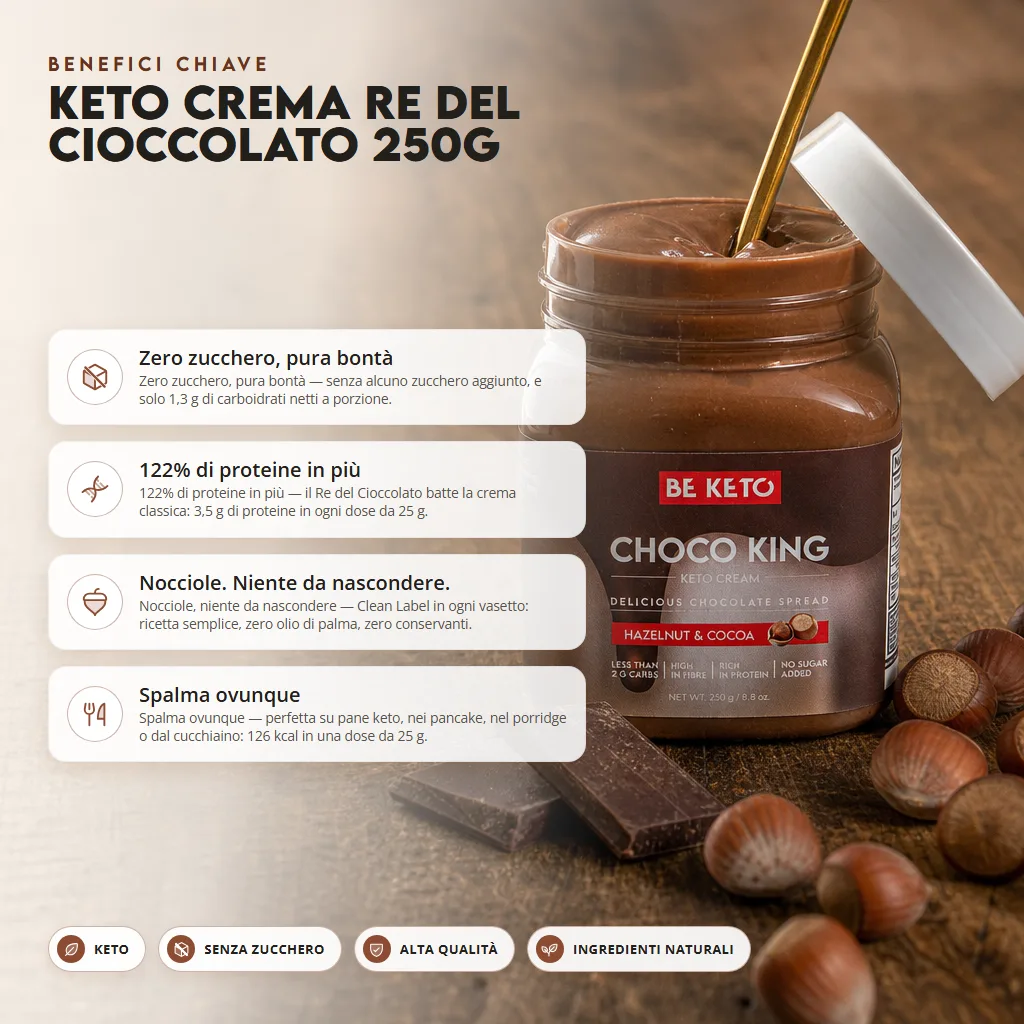 Crema Keto – Re del Cioccolato 250g