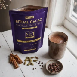 Cacao Cerimoniale – Ritual (Olio MCT & Fibra di Acacia) – Cannella & Cardamomo 250g
