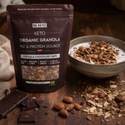 Granola Keto Biologica – Cacao con Scaglie di Cioccolato 250g