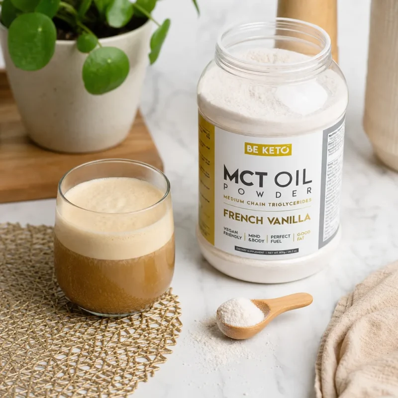 Olio MCT in Polvere – Vaniglia Francese 800g – Lifestyle 2 Olio MCT in Polvere – Vaniglia Francese 800g