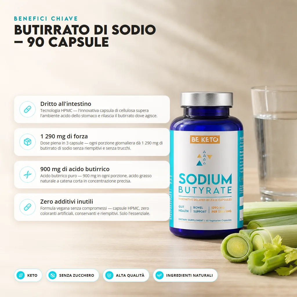 Butirrato di Sodio – 90 Capsule