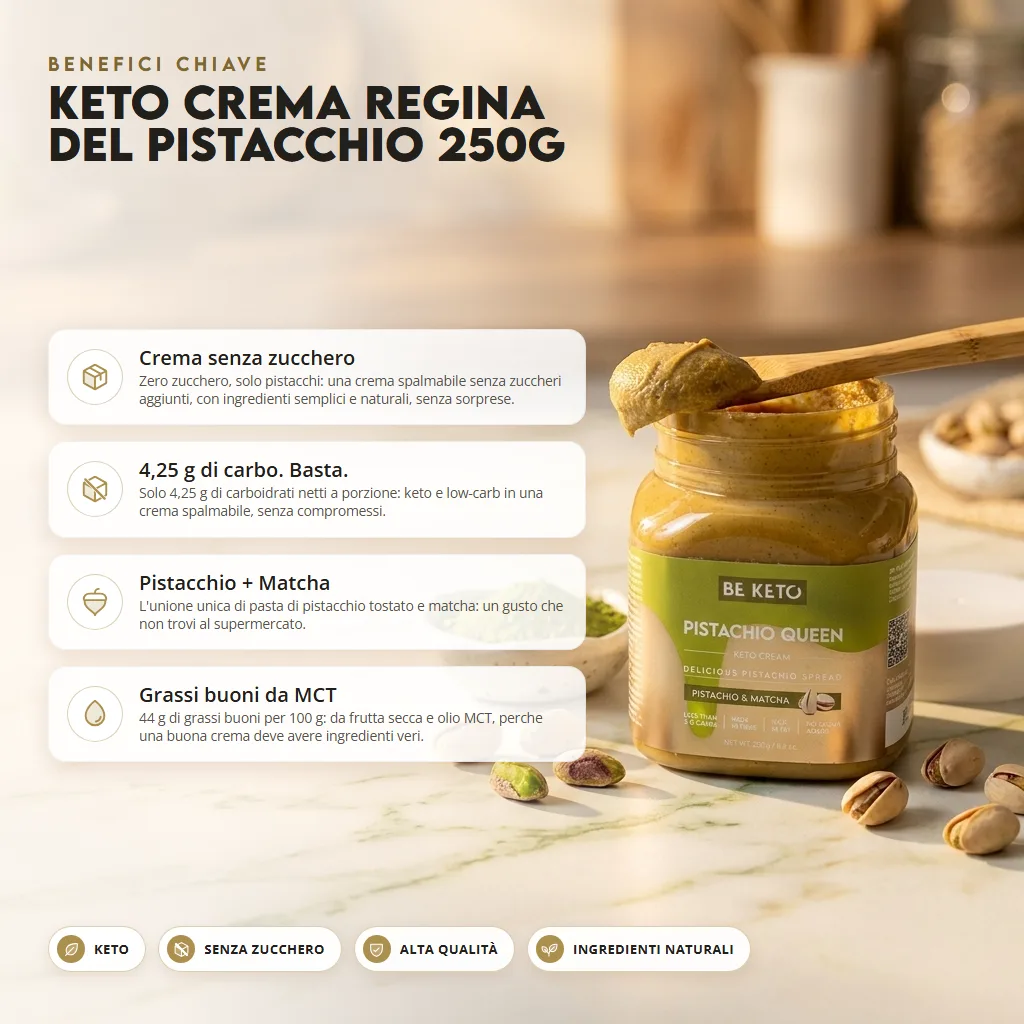 Crema Keto – Regina Pistacchio 250g