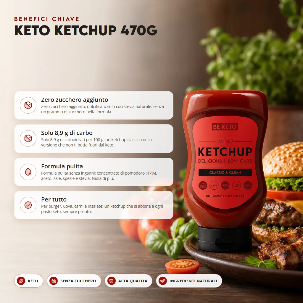 Ketchup Keto 470g