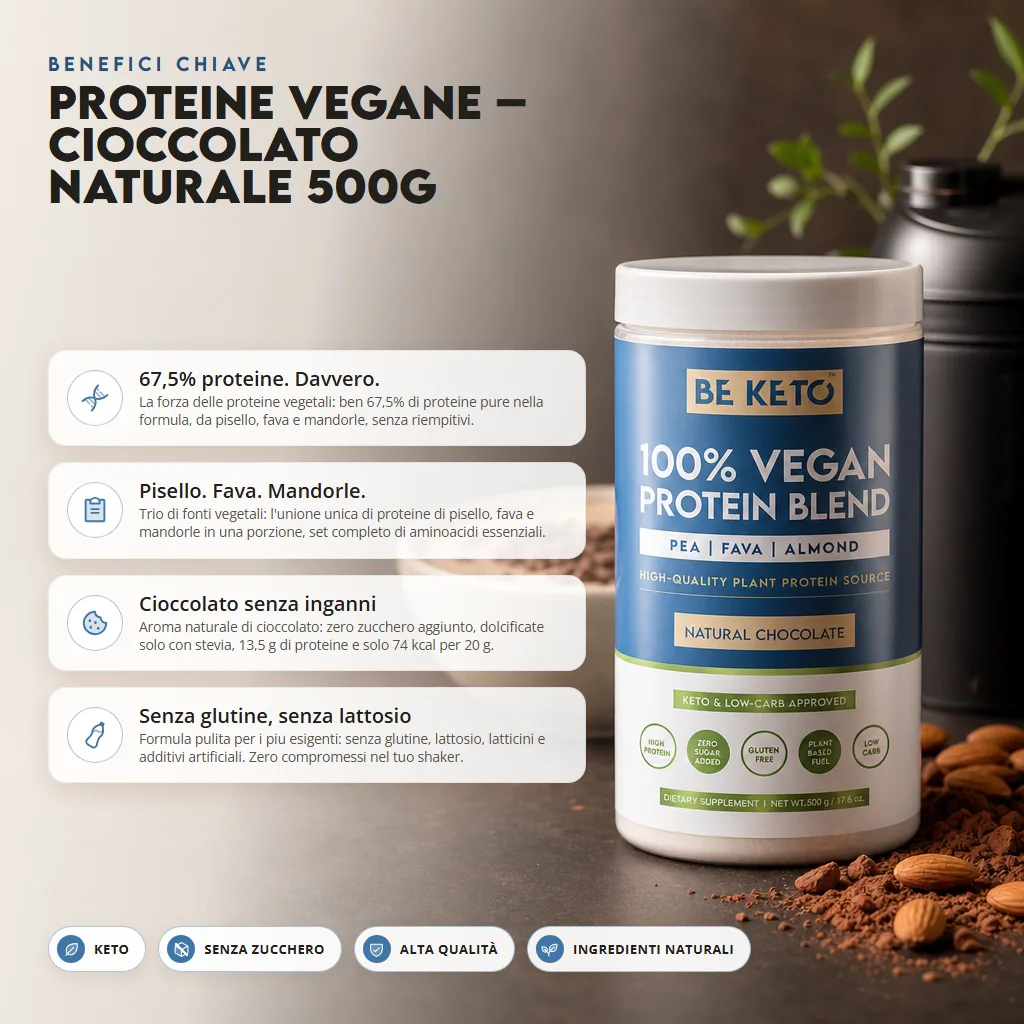Proteina Vegetale – Cioccolato Naturale 500g