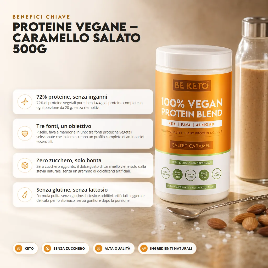 Proteina Vegetale – Caramello Salato 500g