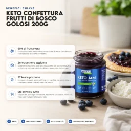 Marmellata Keto – Frutti di Bosco 200g – Benefit Marmellata Keto – Frutti di Bosco 200g