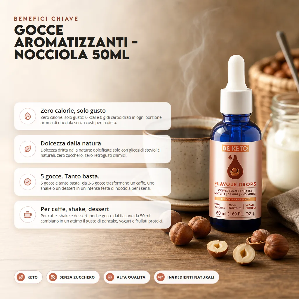 Gocce Aromatiche – Nocciola 50 ml