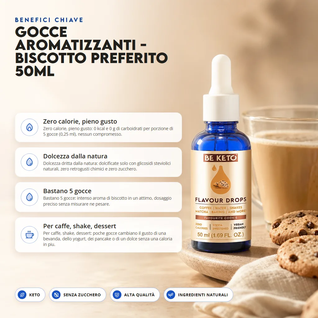 Gocce Aromatiche – Biscotto Preferito 50 ml