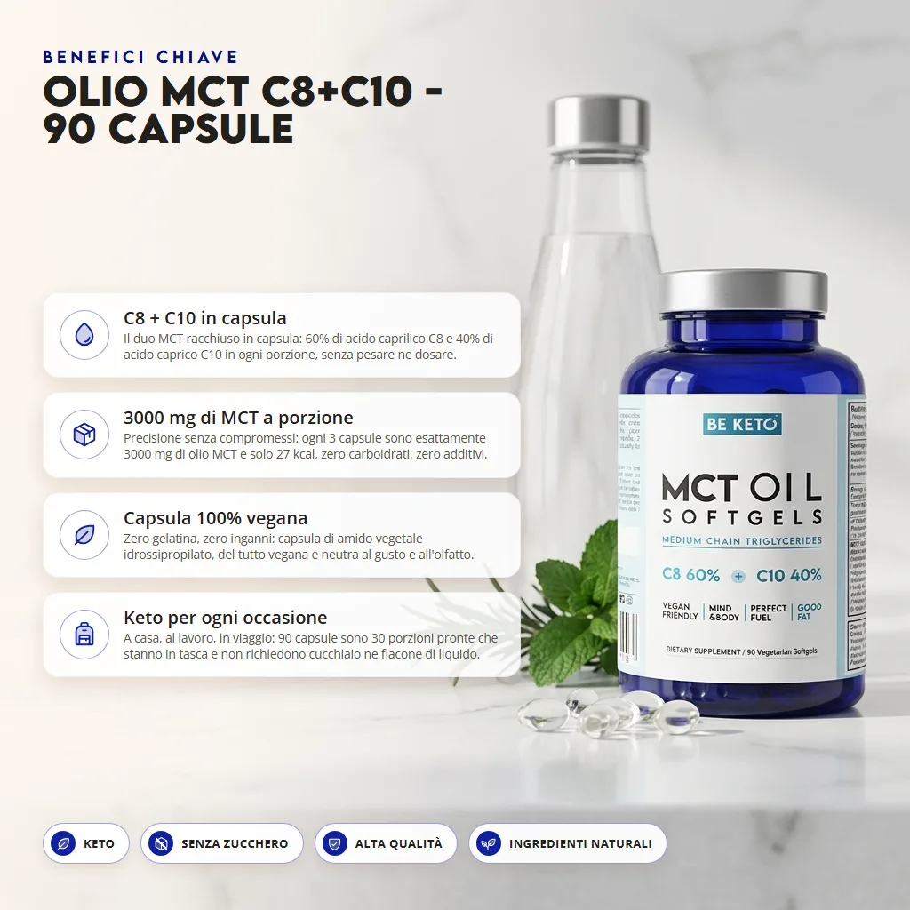 Olio MCT C8+C10 – 90 Capsule