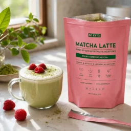 Matcha Latte (Olio MCT C8 & Collagene & Ghee) – Lampone Fresco 250g
