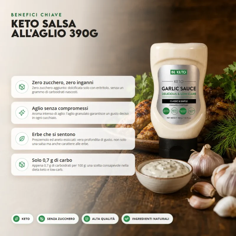 Salsa all’Aglio Keto 390g