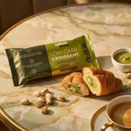 Croissant a Basso Contenuto di Carboidrati Pistacchio Delizioso 50g – Lifestyle 1 Croissant a Basso Contenuto di Carboidrati Pistacchio Delizioso 50g