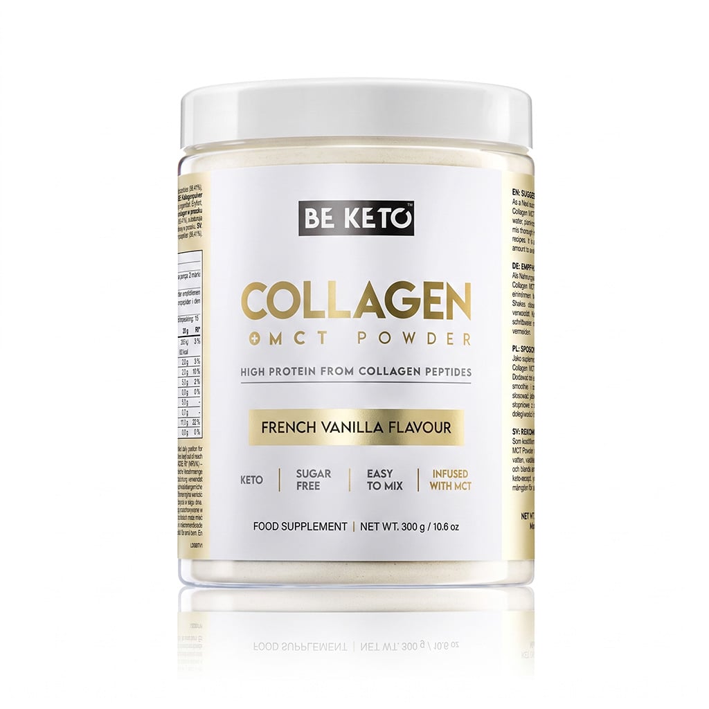 Collagene Keto con olio MCT – Vaniglia Francese 300g